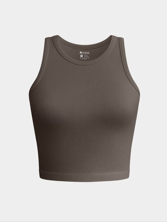 OQQ Tops - OQQ Seamless Crop Top